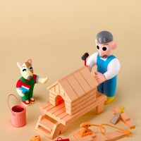 犬小屋を作る