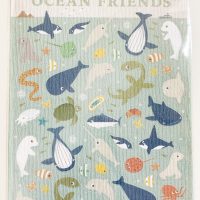 ポストカード型シール asamidori “OCEAN FRIENDS”